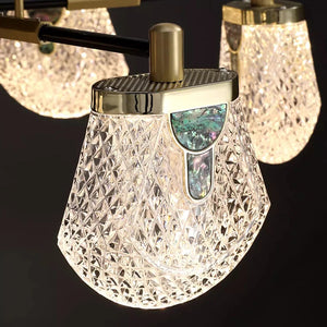 Luxury Art Deco Pendant Light - 8/12 Light Seus Lighting