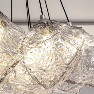 13 Light Post Modern Chrome Chandelier Seus Lighting