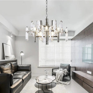 Zoe Modern K9 Crystal Chandelier - 10/12/15 Lights Seus Lighting