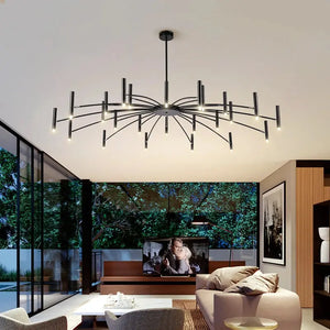Berny Ceiling Modern Chandelier 12/18/24 Lights Seus Lighting