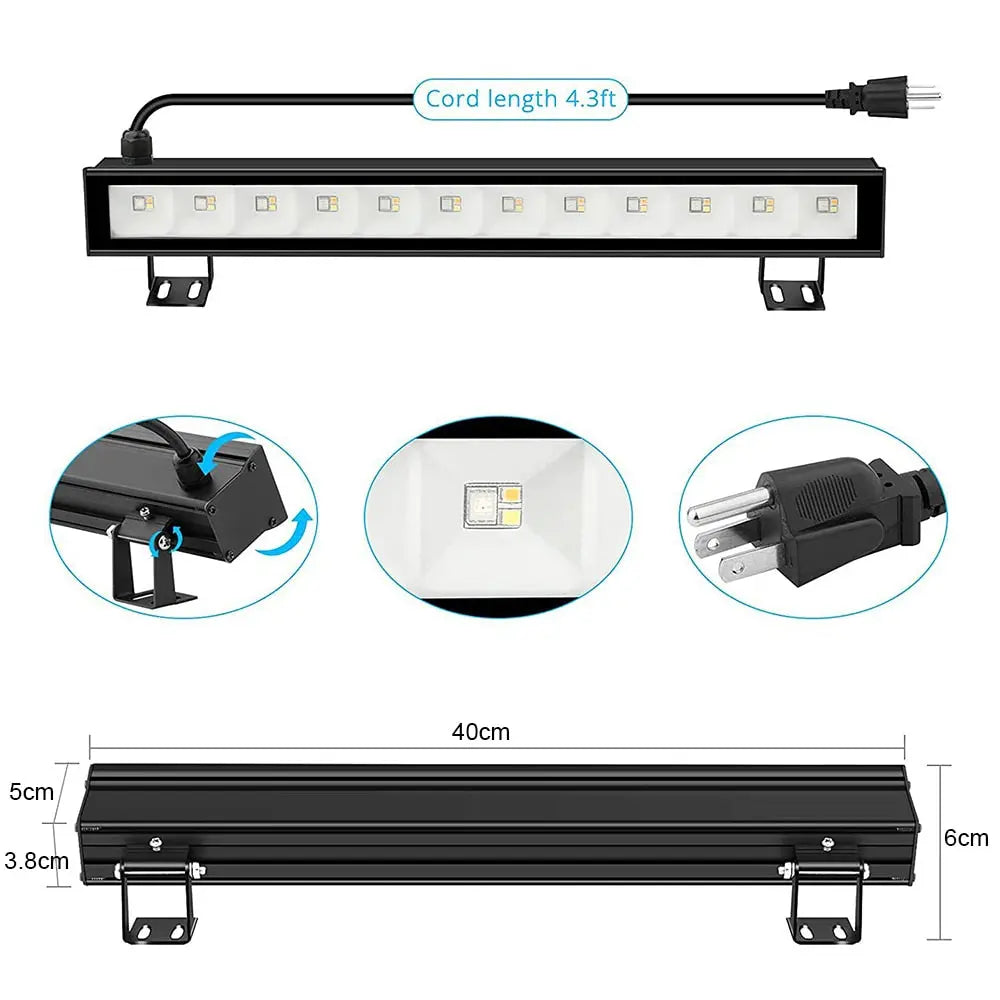 2Pcs Outdoor Wall Wash Lighting Seus Lighting