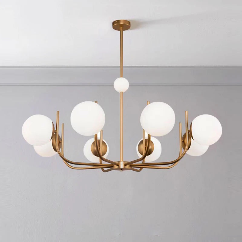 6-8-10 Lights Mid Century Modern Ceiling Light  Seus Lighting