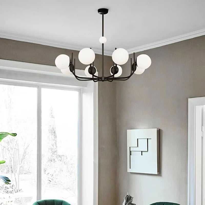 6-8-10 Lights Mid Century Modern Ceiling Light  Seus Lighting