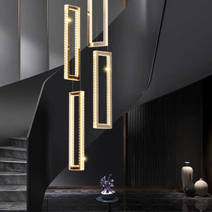 Acai Crystal Multi Pendant Chandelier Seus Lighting