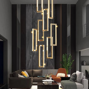 Acai Crystal Multi Pendant Chandelier Seus Lighting