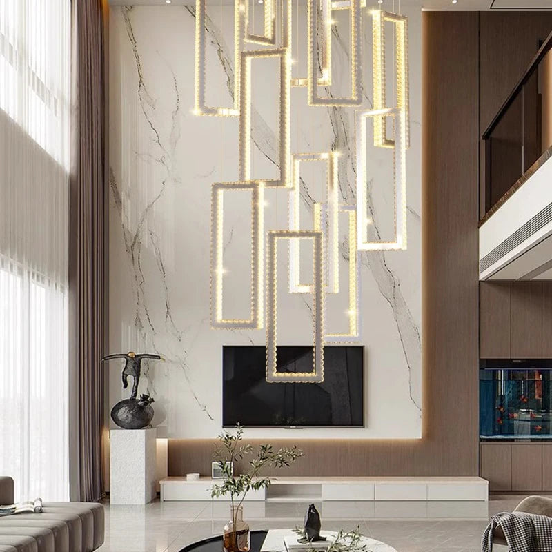 Acai Crystal Multi Pendant Chandelier Seus Lighting