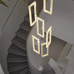 Acai Crystal Multi Pendant Chandelier Seus Lighting