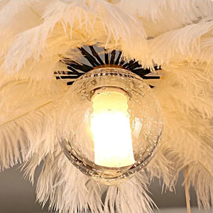 Adel Feather Staircase Lighting Chandelier Seus Lighting