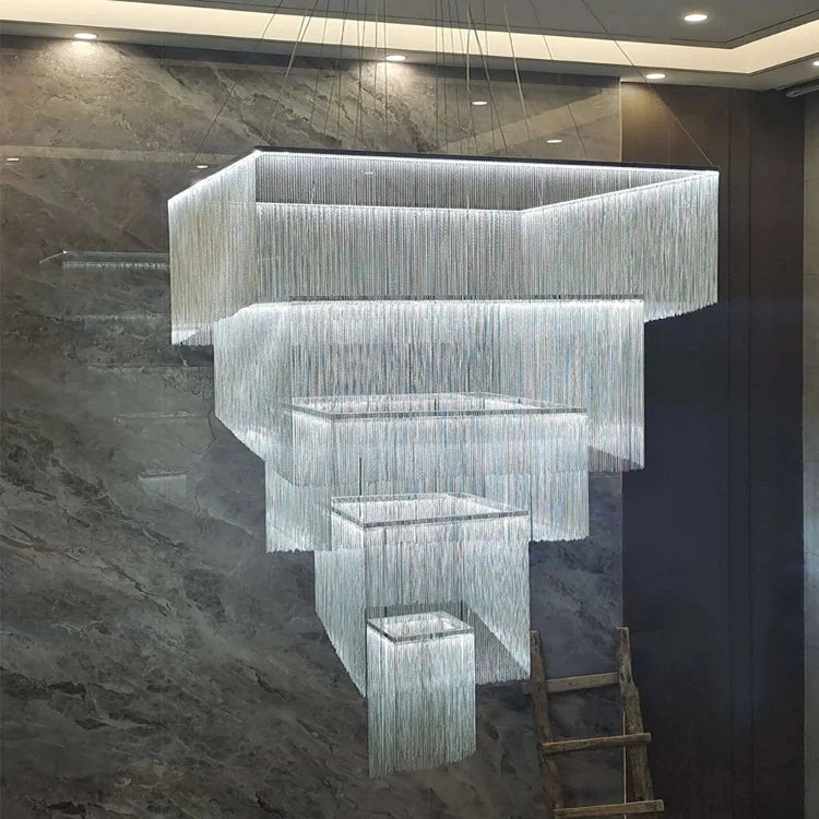 Aisha Tassel Chandelier Seus Lighting