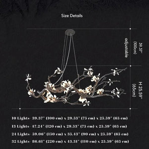 Alba Tree Branch Chandelier Seus Lighting