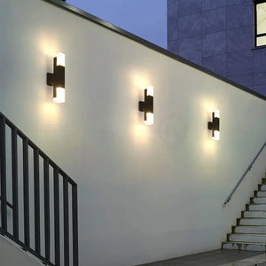 Aluminum Motion Sensor Outdoor Wall Sconce Light Seus Lighting