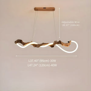Aris Farmhouse Linear Chandelier Seus Lighting