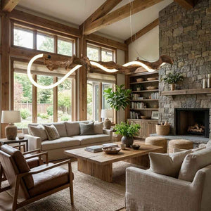 Aris Farmhouse Linear Chandelier Seus Lighting