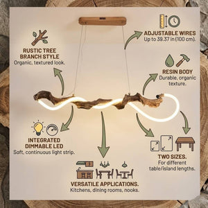 Aris Farmhouse Linear Chandelier Seus Lighting