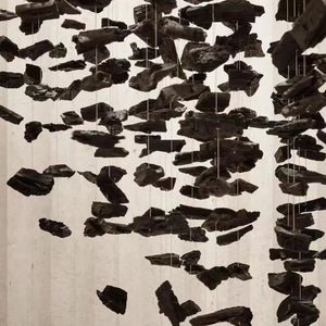 Art Stone Crystal Chandelier For Entryway with High Ceiling Seus Lighting