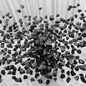 Art Stone Crystal Chandelier For Entryway with High Ceiling Seus Lighting