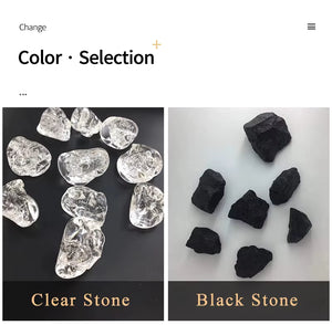 Art Stone Crystal Chandelier For Entryway with High Ceiling Seus Lighting