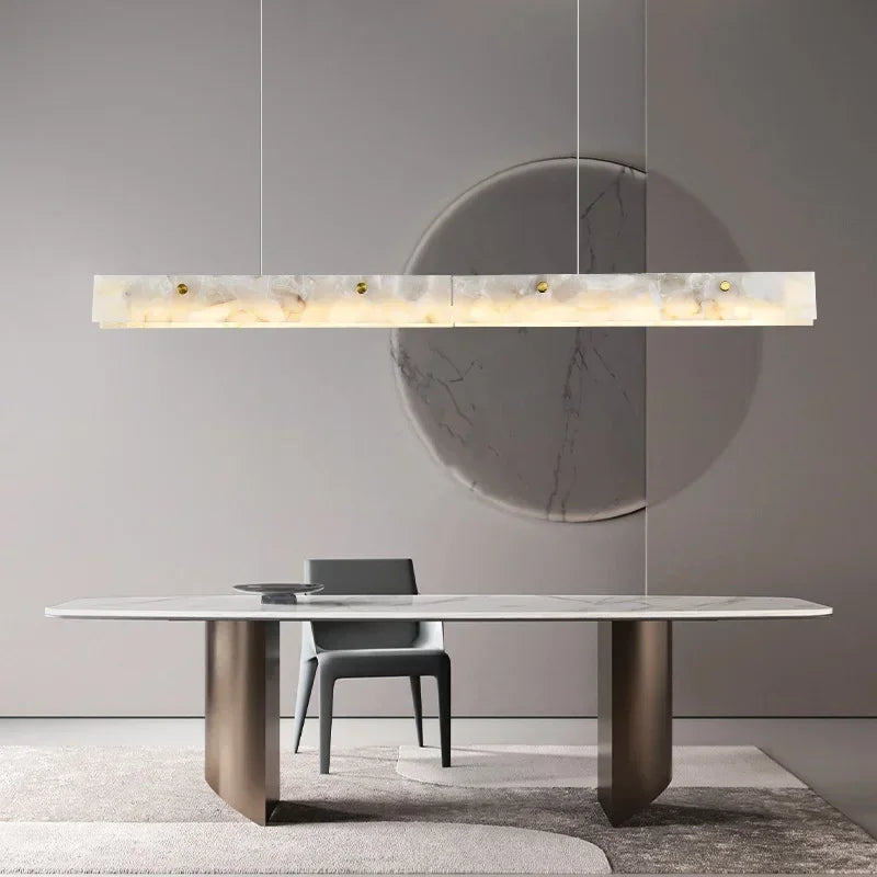 Asna Modern Rectangular Chandelier Seus Lighting