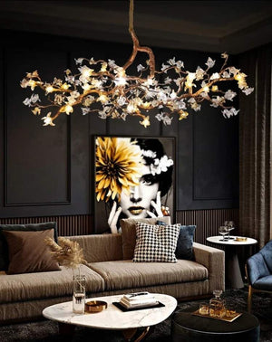 Asut Sculptural Branch Chandelier Lighting Seus Lighting