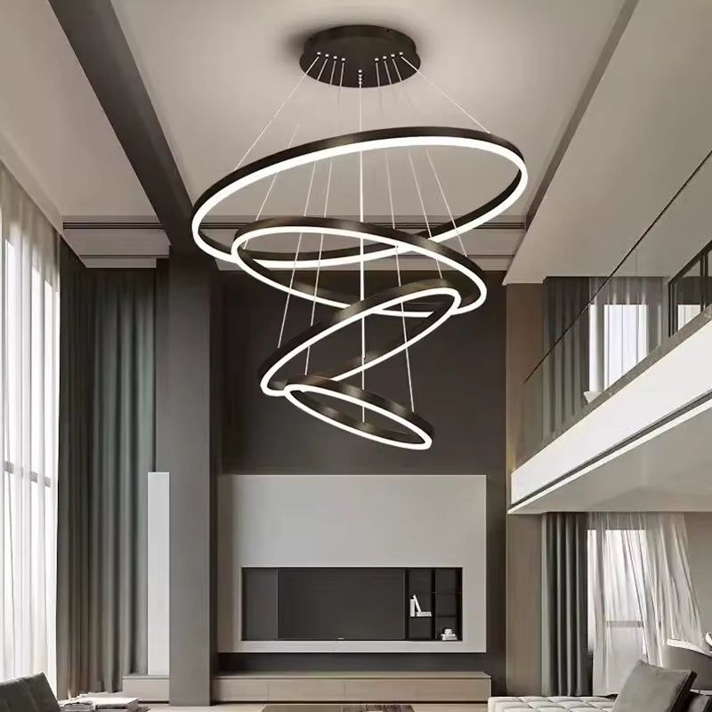 Aysan Modern Ring Chandeliers Seus Lighting
