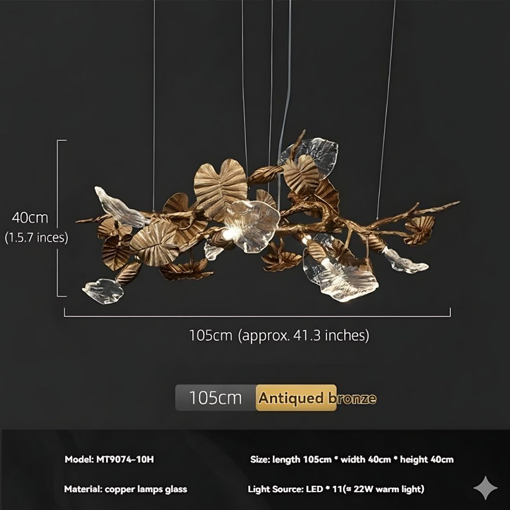 Bedya Linear Branch Chandelier  Seus Lighting