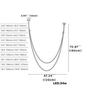 Beza Leather Belt Pendant Light Seus Lighting