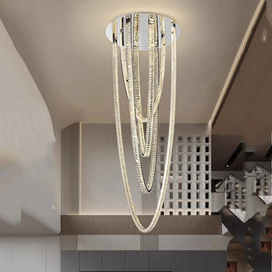 Bix Crystal Hanging Chandelier Seus Lighting
