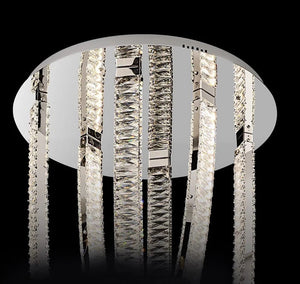 Bix Crystal Hanging Chandelier Seus Lighting