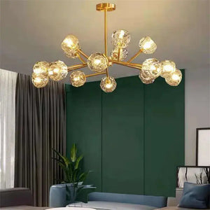 Boule De Style Cristal Chandelier Seus Lighting