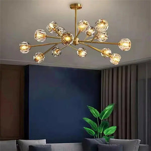 Boule De Style Cristal Chandelier Seus Lighting