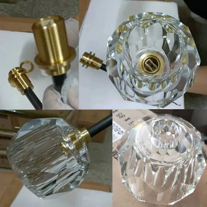 Boule De Style Cristal Chandelier Seus Lighting