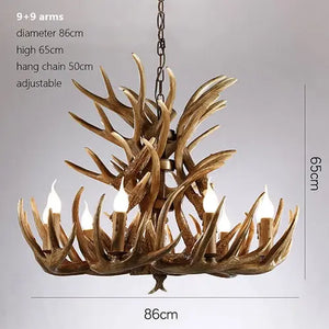 Brielle Modern Antler Chandelier Seus Lighting