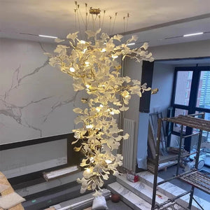 Calla Luxury Staircase Chandelier Seus Lighting