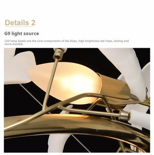 Calla Luxury Staircase Chandelier Seus Lighting
