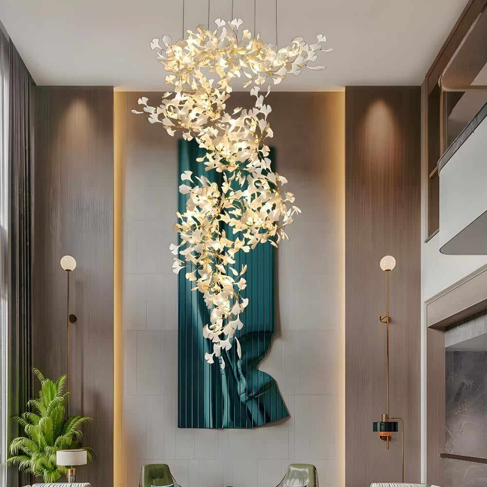 Calla Luxury Staircase Chandelier Seus Lighting