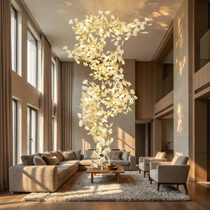 Calla Luxury Staircase Chandelier Seus Lighting