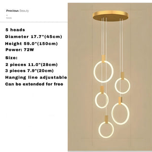 Cedi Led Staircase Chandelier Seus Lighting