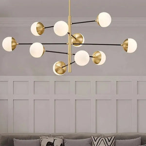 Contemporary Bubble Cascade Chandelier Seus Lighting