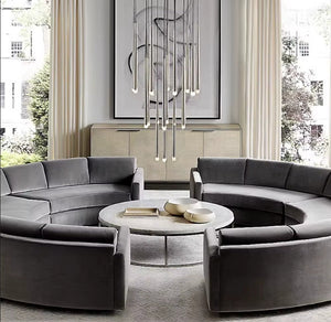 Contemporary Chandelier for High Ceiling Living Room & Foyer Seus Lighting