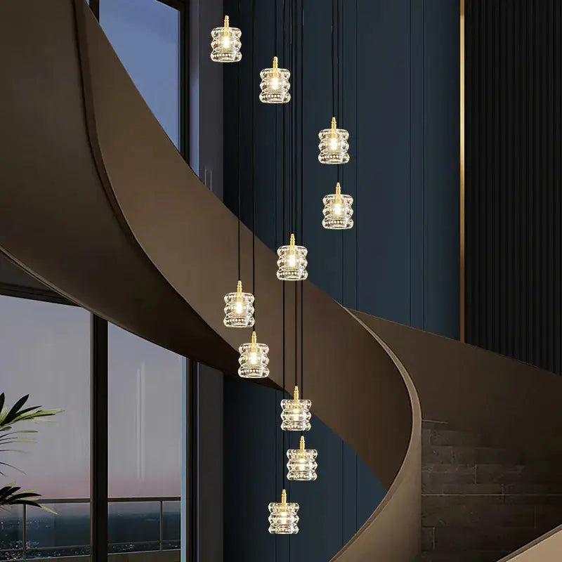 Copper Staircase Lighting Indoor Seus Lighting