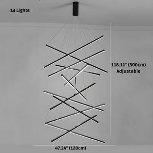 Cora Contemporary Foyer Chandelier Seus Lighting