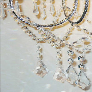 Crystal Chandelier Floor Lamp Seus Lighting