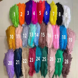 Divas Modern White Ostrich Feather Chandelier Seus Lighting