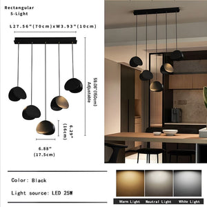 Elor Contemporary Wood Multi Light Pendant Seus Lighting