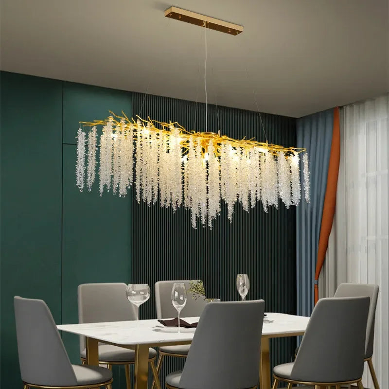 Art deco crystal chandelier hotsell