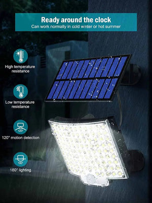 Extendable Solar Outdoor Wall Lights Seus Lighting