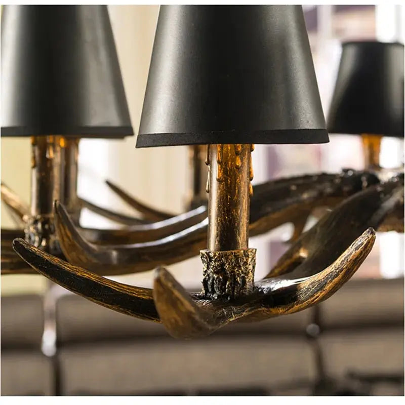 Faux Elk Antler Chandelier Seus Lighting