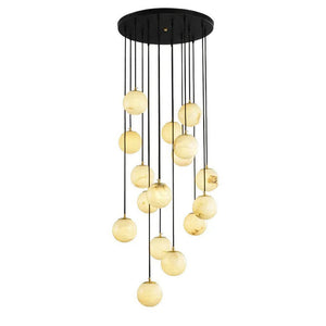 Faye Marble Bubble Chandelier Seus Lighting
