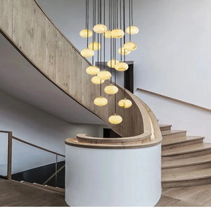 Faye Marble Bubble Chandelier Seus Lighting