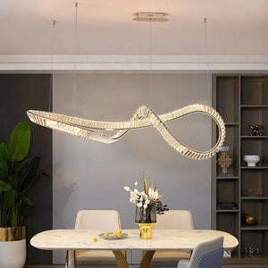 Gaia Kitchen Crystal Chandelier Seus Lighting